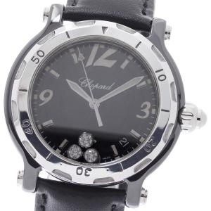 ショパール Chopard 28/8507 ハッピーセラミック 3Pダイヤ 限定3000本 クォーツ メンズ _974881