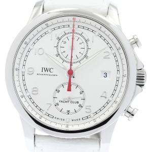 IWC IWC SCHAFFHAUSEN IW390502 ポルトギーゼ ヨットクラブ クロノグラフ 自動巻き メンズ 極美品 保証書付き_975149