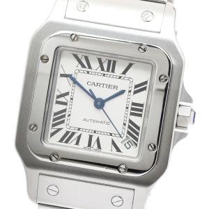 カルティエ CARTIER W20098D6 サントスガルベXL デイト 自動巻き メンズ 美品 _976259