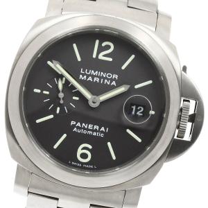 パネライ PANERAI PAM00296 ルミノール マリーナ チタニオ スモールセコンド 自動巻き メンズ 良品 保証書付き_976358