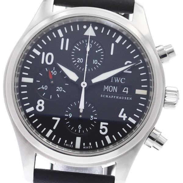 IWC IWC SCHAFFHAUSEN IW371701 パイロットウォッチ デイデイト クロノグ...
