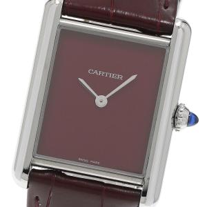 カルティエ CARTIER WSTA0054 タンクマストLM クォーツ メンズ 美品 保証書付き_976970
