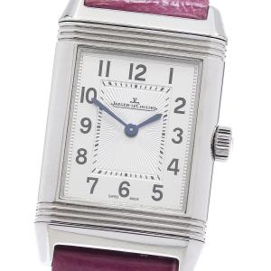 ジャガー・ルクルト JAEGER-LECOULTRE 211.8.47/Q2618430 レベルソ クラシック スモール クォーツ レディース 良品 保証書付き_977131