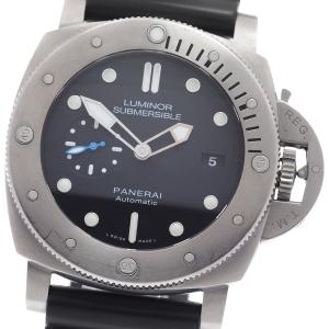 パネライ PANERAI PAM01305 ルミノール1950 サブマーシブル 3デイズ チタニオ デイト 自動巻き メンズ 保証書付き_977165