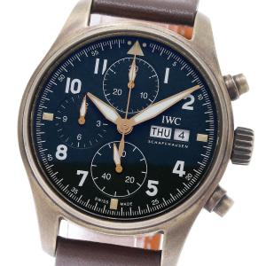 IWC IWC SCHAFFHAUSEN IW387902 パイロットウォッチ スピットファイア クロノグラフ 自動巻き メンズ 良品 保証書付き_977378