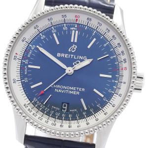ブライトリング BREITLING A17325 ナビタイマー デイト 自動巻き メンズ 保証書付き_978456