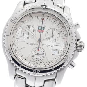 タグホイヤー TAG HEUER CT1112 リンク クロノグラフ クォーツ メンズ 保証書付き_978547