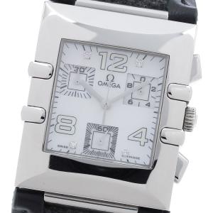 オメガ OMEGA 1841.75.36 コンステレーション クアドラ クロノグラフ クォーツ レディース 箱・保証書付き_978627