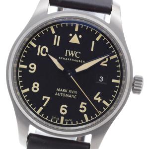 ベルト訳あり IWC IWC SCHAFFHAUSEN IW327006 パイロットウォッチ マーク XVIII ヘリテージ デイト 自動巻き メンズ 保証書付き_978690
