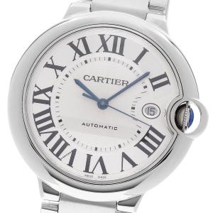 カルティエ CARTIER W69012Z4 バロンブルーLM デイト 自動巻き メンズ 美品 _978875