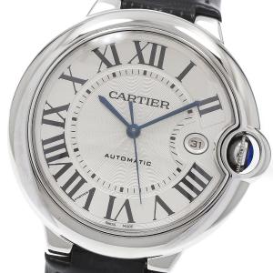 カルティエ CARTIER W6901674 バロンブルーLM デイト 自動巻き メンズ 美品 _979023