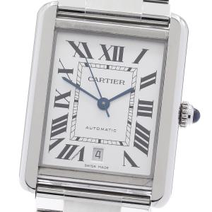カルティエ CARTIER W5200028 タンクソロ XL デイト 自動巻き メンズ 保証書付き_979066