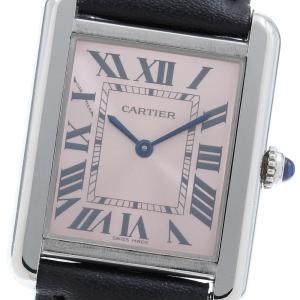 カルティエ CARTIER W5200000 タンクソロSM クォーツ レディース 良品 _979119
