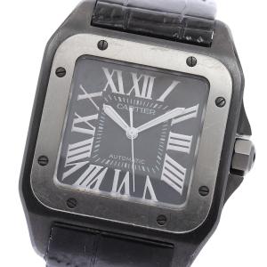 カルティエ CARTIER W2020010 サントス100 LM 自動巻き メンズ _979187