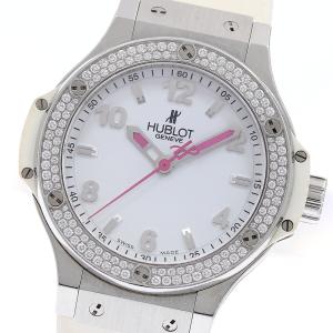 ウブロ HUBLOT 361.SE.2090.RW.1104.STO12 ビッグバン ダイヤベゼル 日本50本限定 クォーツ レディース 保証書付き_979227