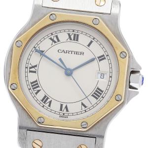 カルティエ CARTIER W2001583 サントスオクタゴン LM YGベゼル クォーツ メンズ _979424