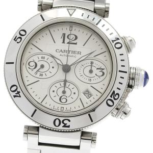 カルティエ CARTIER W31089M7 パシャ シータイマー デイト クロノグラフ 自動巻き メンズ _980420