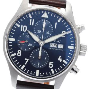 IWC IWC SCHAFFHAUSEN IW377714 パイロットウォッチ プティ プランス デイデイト クロノグラフ 自動巻き メンズ _980762