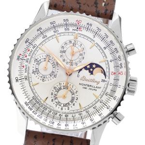 ブライトリング BREITLING A19030 モンブリラン1461 クロノグラフ 自動巻き メンズ 良品 _980994