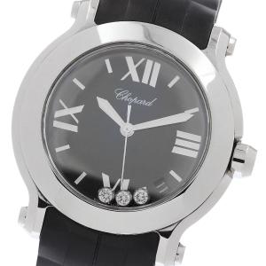 ショパール Chopard 8475 ハッピースポーツ 3Pダイヤ クォーツ レディース _982006