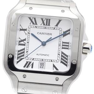 カルティエ CARTIER WSSA0018 サントス ドゥ カルティエ LM デイト 自動巻き メンズ 良品 _982066
