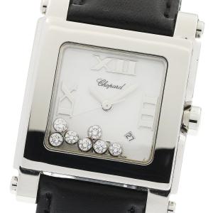 ショパール Chopard 8495 ハッピースポーツ 7Pダイヤ クォーツ レディース _982095