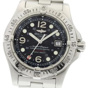 ブライトリング BREITLING A17390 スーパーオーシャン スチールフィッシュ デイト 自動巻き メンズ _982394