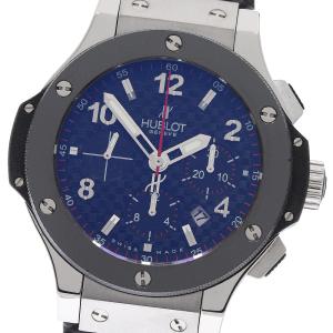ウブロ HUBLOT 301.SB.131.RX ビッグ・バン スチールセラミック クロノグラフ 自動巻き メンズ 良品 保証書付き_982693