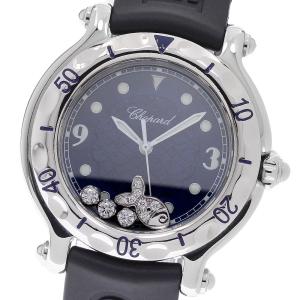 ショパール Chopard 278921-3001 ハッピースポーツ ムービングダイヤ クォーツ レディース 保証書付き_982867
