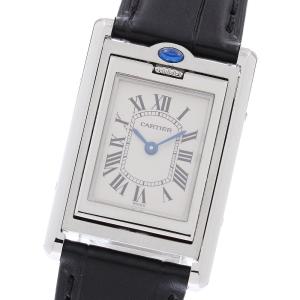 カルティエ CARTIER W1011158 タンクバスキュラント SM クォーツ レディース _983136