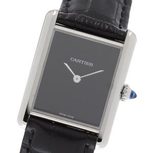 カルティエ CARTIER WSTA0108 タンク マスト ドゥ カルティエ LM クォーツ メンズ 良品 箱・保証書付き_984351