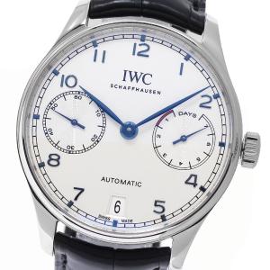 IWC IWC SCHAFFHAUSEN IW500705 ポルトギーゼ 7デイズ スモールセコンド 自動巻き メンズ _987470