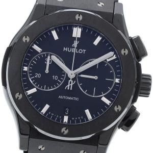 ウブロ HUBLOT 521.CM.1171.RX クラシックフュージョン ブラックマジック デイト クロノグラフ 自動巻き メンズ 美品 保証書付き_988381