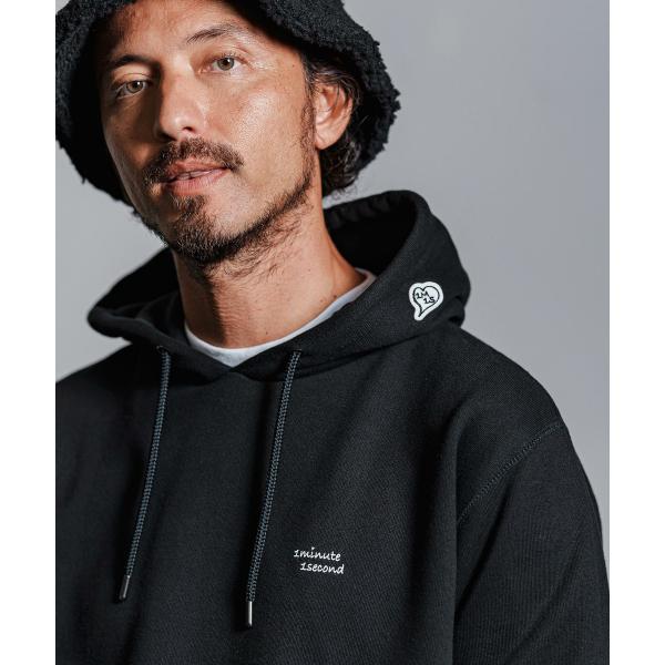 【30%off】12oz cursive print fleece lining hooded pa...