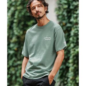 10oz heavy weight half sleeve cut sew (cursive embroidery)