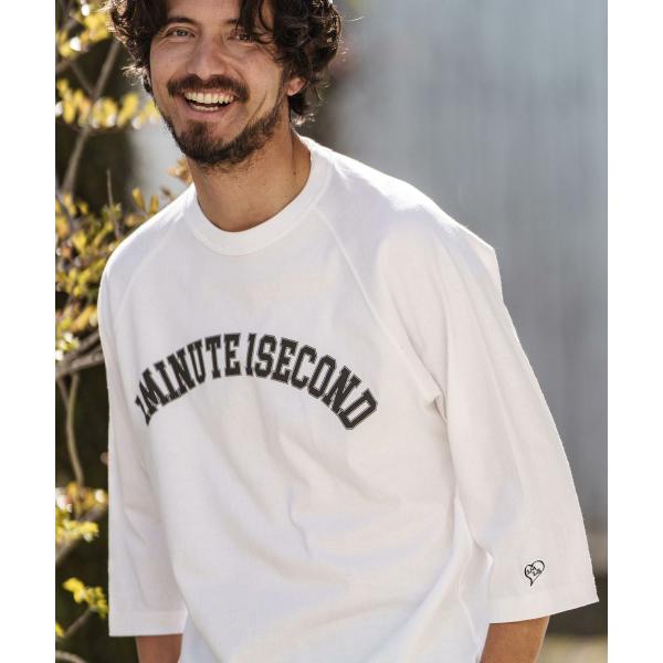 loose fit college logo cut &amp; sewn