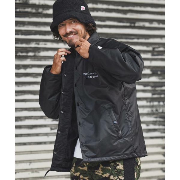 コーチジャケット back boa coach jacket with cursive embroi...