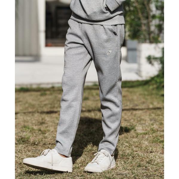 イージーパンツ cardboard knit pants with heart patch