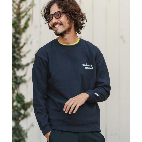 ロングスリーブTシャツ cursive foam print 10oz long sleeve sh...