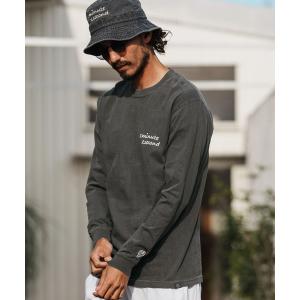 ロングスリーブTシャツ cursive emb...の詳細画像3
