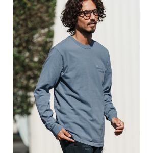 ロングスリーブTシャツ cursive emb...の詳細画像4
