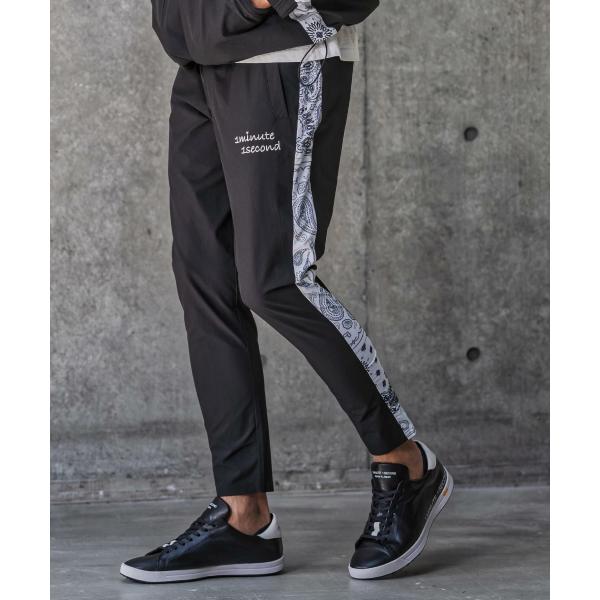 イージーパンツ nylon x knit line easy pants
