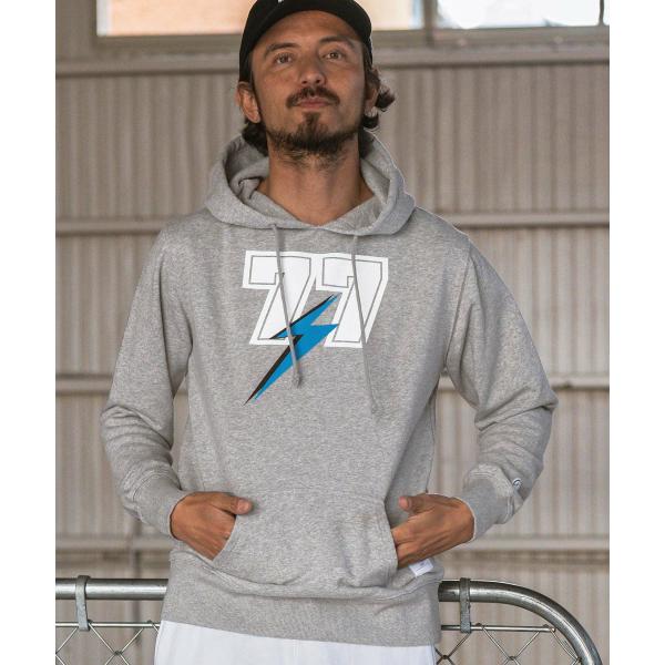 【50%OFF】middle onz sweat P-O hoodie (thunder)