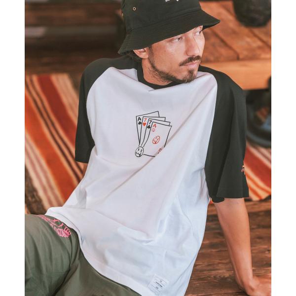 【30%off】middle onz raglan S-S sleeve t-shits (trum...