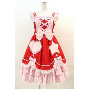 Angelic Pretty / 夢見るFantasic Balloonワンピース  アカ I-24...