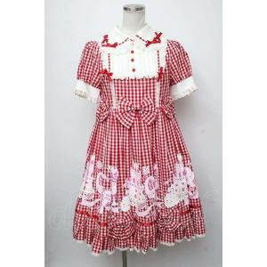 Angelic Pretty /パステルアラモードワンピース  赤 S-24-04-03-087-A...