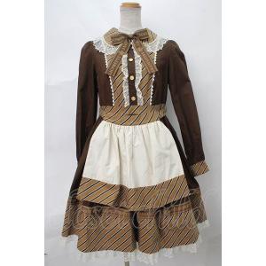 Angelic Pretty /Sweetカプチーノワンピース - ブラウン Y-24-03-03-...