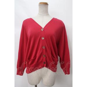 【SALE】Jane Marple Dans Le Saｌon / カーディガン M 赤 Y-24-...