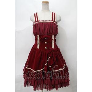 metamorphose / アンジェリカジャンパースカート - レッド Y-24-03-03-075-ME-OP-SZ-ZY｜closetchild-online