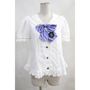 Angelic Pretty / Bunny College Summerブラウス Free 白/ブ...